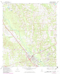 Download a high-resolution, GPS-compatible USGS topo map for Collins, MS (1982 edition)