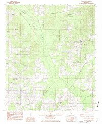 Download a high-resolution, GPS-compatible USGS topo map for Conehatta, MS (1983 edition)