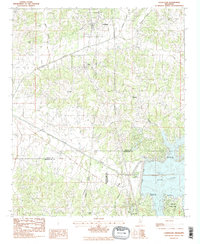 Download a high-resolution, GPS-compatible USGS topo map for Courtland, MS (1983 edition)