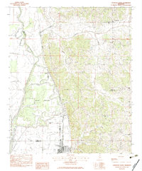 Download a high-resolution, GPS-compatible USGS topo map for Crenshaw North, MS (1983 edition)