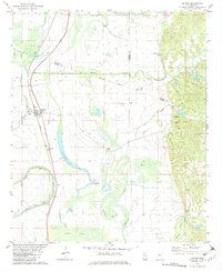 Download a high-resolution, GPS-compatible USGS topo map for Cruger, MS (1982 edition)