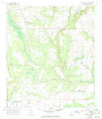 preview thumbnail of historical topo map of Hancock County, MS in 1957