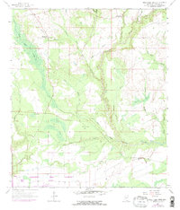 Download a high-resolution, GPS-compatible USGS topo map for Dead Tiger Creek, MS (1971 edition)