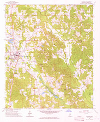 Download a high-resolution, GPS-compatible USGS topo map for Decatur, MS (1967 edition)