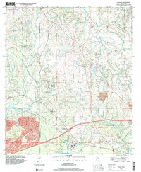 preview thumbnail of historical topo map of Harrison County, MS in 1997
