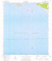 Download a high-resolution, GPS-compatible USGS topo map for Deer Island, MS (1967 edition)