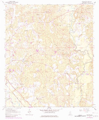 Download a high-resolution, GPS-compatible USGS topo map for Denham, MS (1982 edition)