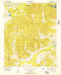 Download a high-resolution, GPS-compatible USGS topo map for Doskie, MS (1954 edition)