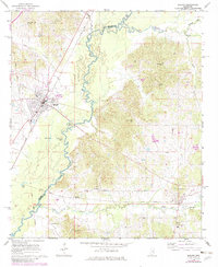Download a high-resolution, GPS-compatible USGS topo map for Durant, MS (1982 edition)