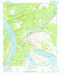 Download a high-resolution, GPS-compatible USGS topo map for Eagle Bend, MS (1977 edition)