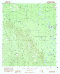 Download a high-resolution, GPS-compatible USGS topo map for Easen Hill, MS (1983 edition)