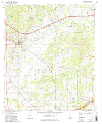 Download a high-resolution, GPS-compatible USGS topo map for Edwards, MS (1984 edition)