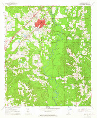 Download a high-resolution, GPS-compatible USGS topo map for Ellisville, MS (1965 edition)