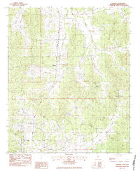 Download a high-resolution, GPS-compatible USGS topo map for Eskridge, MS (1983 edition)