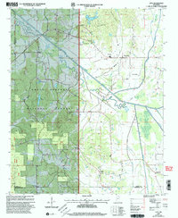preview thumbnail of historical topo map of Union County, MS in 2000