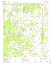 Download a high-resolution, GPS-compatible USGS topo map for Etta, MS (1981 edition)