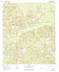 Download a high-resolution, GPS-compatible USGS topo map for Eucutta, MS (1976 edition)