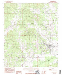 Download a high-resolution, GPS-compatible USGS topo map for Eupora, MS (1984 edition)