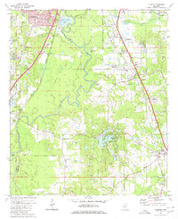 Download a high-resolution, GPS-compatible USGS topo map for Florence, MS (1980 edition)