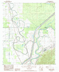 Download a high-resolution, GPS-compatible USGS topo map for Floweree, MS (1988 edition)