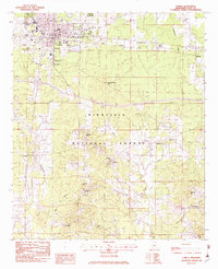 preview thumbnail of historical topo map of Forest, MS in 1982