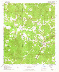 1966 Map of French Camp, 1967 Print
