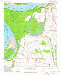 Download a high-resolution, GPS-compatible USGS topo map for Friars Point, MS (1965 edition)