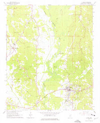 Download a high-resolution, GPS-compatible USGS topo map for Fulton, MS (1976 edition)