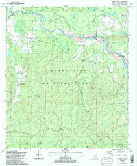 Download a high-resolution, GPS-compatible USGS topo map for Garden City, MS (1988 edition)