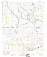 Download a high-resolution, GPS-compatible USGS topo map for Glendora, MS (1984 edition)