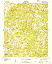 Download a high-resolution, GPS-compatible USGS topo map for Glens, MS (1954 edition)