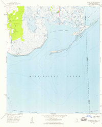 Download a high-resolution, GPS-compatible USGS topo map for Grand Bay SW, MS (1959 edition)