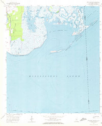 Download a high-resolution, GPS-compatible USGS topo map for Grand Bay SW, MS (1972 edition)