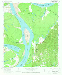 Download a high-resolution, GPS-compatible USGS topo map for Grand Gulf, MS (1973 edition)