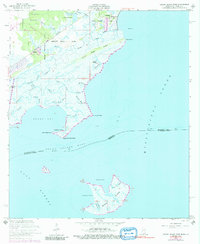 Download a high-resolution, GPS-compatible USGS topo map for Grand Island Pass, MS (1991 edition)