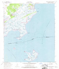 preview thumbnail of historical topo map of Hancock County, MS in 1956