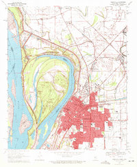 Download a high-resolution, GPS-compatible USGS topo map for Greenville, MS (1972 edition)