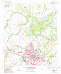 preview thumbnail of historical topo map of Greenwood, MS in 1982