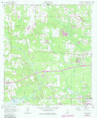 preview thumbnail of historical topo map of Harrison County, MS in 1956