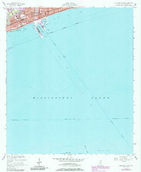 Download a high-resolution, GPS-compatible USGS topo map for Gulfport South, MS (1985 edition)
