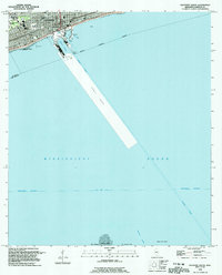 Download a high-resolution, GPS-compatible USGS topo map for Gulfport South, MS (1995 edition)