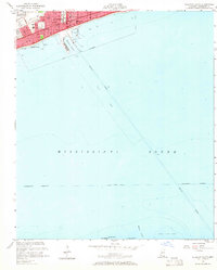 Download a high-resolution, GPS-compatible USGS topo map for Gulfport South, MS (1965 edition)