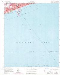 Download a high-resolution, GPS-compatible USGS topo map for Gulfport South, MS (1971 edition)
