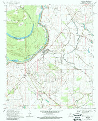 Download a high-resolution, GPS-compatible USGS topo map for Gunnison, MS (1986 edition)