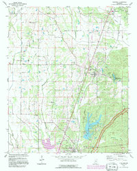 Download a high-resolution, GPS-compatible USGS topo map for Guntown, MS (1995 edition)