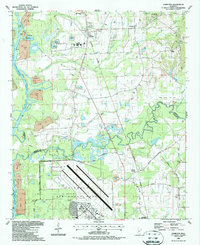 Download a high-resolution, GPS-compatible USGS topo map for Hamilton, MS (1987 edition)