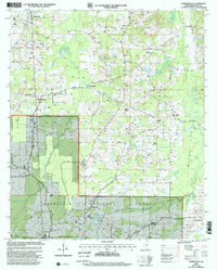 Download a high-resolution, GPS-compatible USGS topo map for Harperville, MS (2002 edition)
