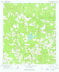 1965 Map of Arnold Line, MS, 1977 Print
