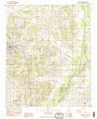 Download a high-resolution, GPS-compatible USGS topo map for Hernando, MS (1982 edition)