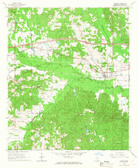 Download a high-resolution, GPS-compatible USGS topo map for Hickory, MS (1967 edition)